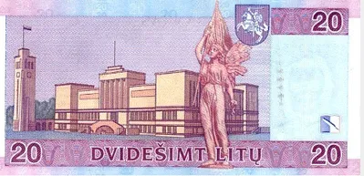 Litván litas, a pénz a világon