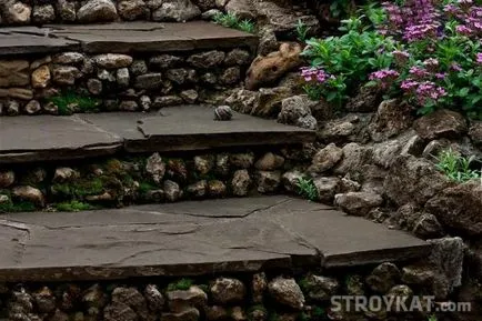 Lépcsők kerttervezés - a művészet magas szintű - saját kezűleg