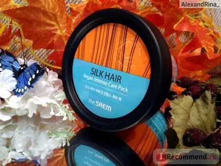Маска за коса на Saem коприна коса арганово интензивна грижа пакет интензивен - 