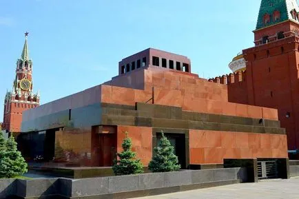 Lenin istoria Mausoleul, descriere, fotografie