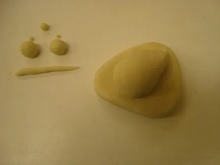 Mester osztályban az modellezése sós tészta „egér-baba a sajt”