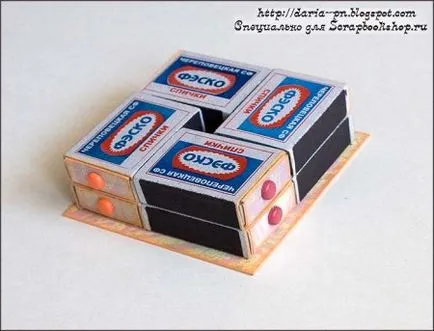 Master-class privind crearea - piept de sertare - în Matchbox