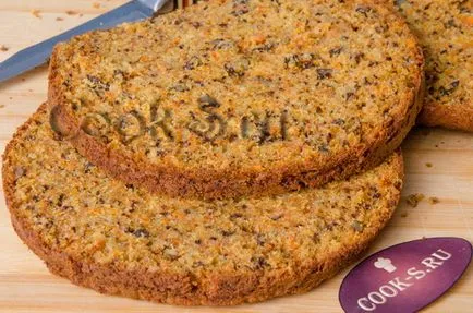 Sárgarépa torta - lépésről lépésre recept fotókkal és sütemények