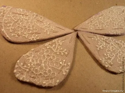 Moth - textíliák pillangó kitűző a kezét (DIY)