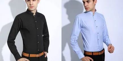 Shirt fără caracteristici de stil guler și o gamă de modele