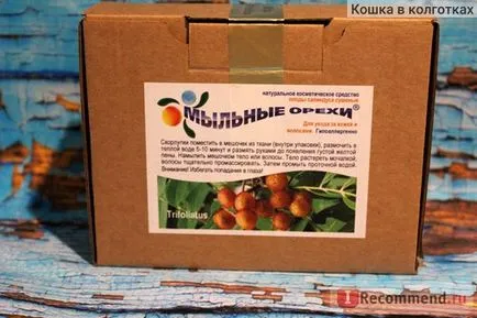 Természetes kozmetikai szappan diófélék szárított gyümölcsök soapberry trifoliatus