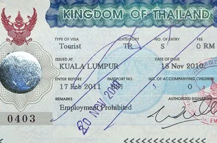 Mintegy vízumok Thaiföldön és hogyan kell maradni Thaiföldön sokáig, egy utazási blog