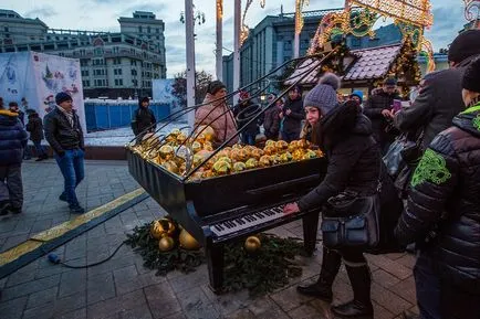 Anul Nou Moscova merge să se plimbe și să păstreze cald; )