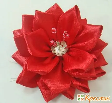 flori tridimensionale decora kanzashi rama!