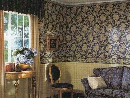 Wallpaper într-o altă cameră tapet într-o singură cameră, zonare și design frumos - viața mea
