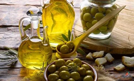 Uleiul de măsline - cum să bea pe stomacul gol un beneficiu și rău pentru piele și păr