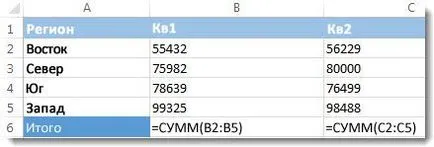 Megjelenítése és nyomtatása képletek - Excel for Mac