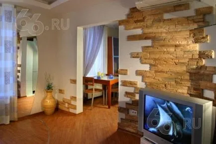 Decorarea pereților din piatră artificială, living, de design, interior, totul despre proiectarea și întreținerea casei