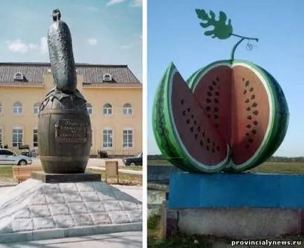 Monumente ale celor mai populare legume și fructe