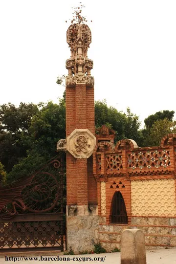 Pavilonok Güell Manor