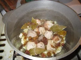 Пилаф рецепта за това как да се готви ризото с пиле ризото прост дома