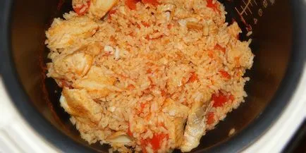 Pilaf a multivarka - receptek, a választás a rizs, mód, a hőmérséklet és a főzési idő