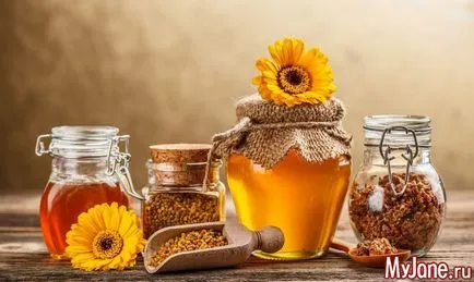 Bee семейство мед, прополис и цветен прашец - медицински, здраве, продукти за подобряване на здравето