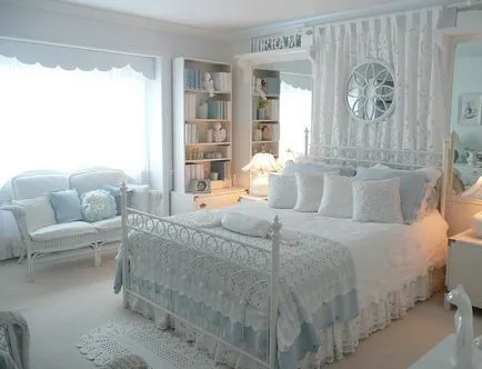 Кувертюри във вътрешността на спалня, красив модел в модерен стил, как да изберете цвета