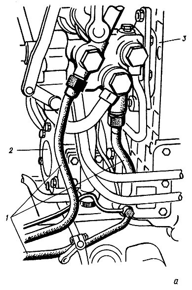 Szétszerelése traktor MTZ-80