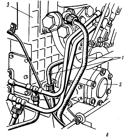 Szétszerelése traktor MTZ-80