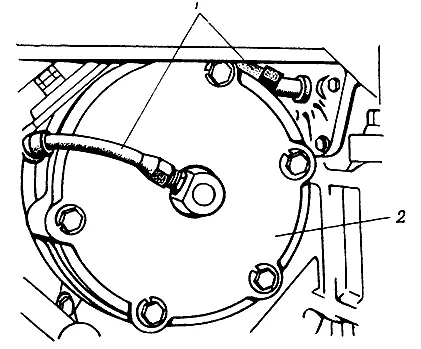 tractor MTZ-80 Demontare