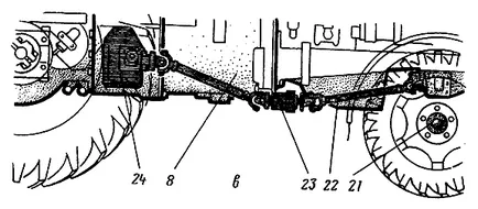 Szétszerelése traktor MTZ-80