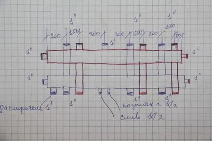 colector de încălzire de calcul modul de a calcula diametrul pieptenului și conductelor