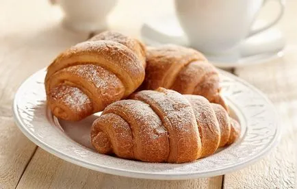 Croissant sűrített tej receptek, titkok és összetevők választás