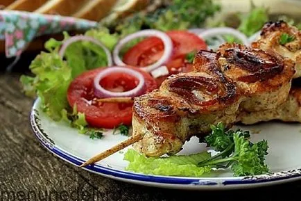 Recept csirke kebab szalonnával