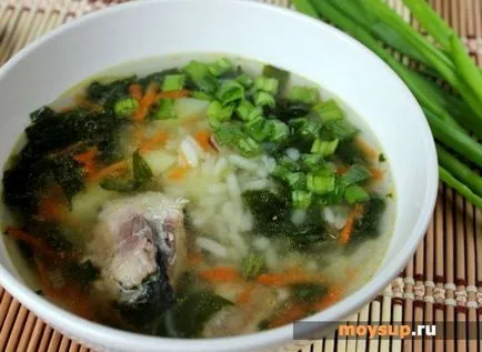 Рецептата за супа с ориз вид риба набързо