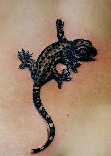 Salamander - tatuaj pentru curajos