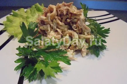 Палачинка салата - сърдечен, сочно и много вкусно рецепта със снимки и видео