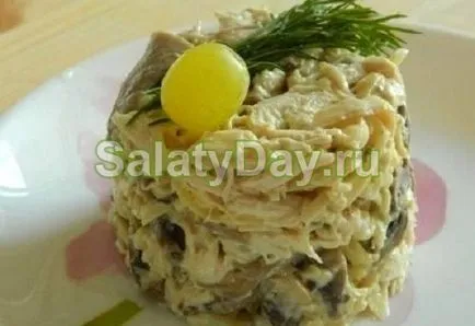 Палачинка салата - сърдечен, сочно и много вкусно рецепта със снимки и видео