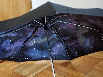 Kézzel festett esernyők - kreatív üzleti nők