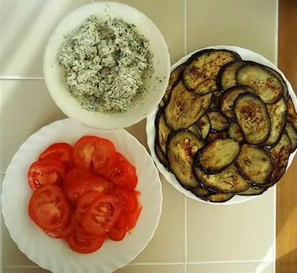 rulouri de vinete cu branza - ❀ recoltare grădina mea