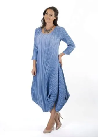 rochie balon, tricotate, moda pentru femei supraponderale (47 poze)