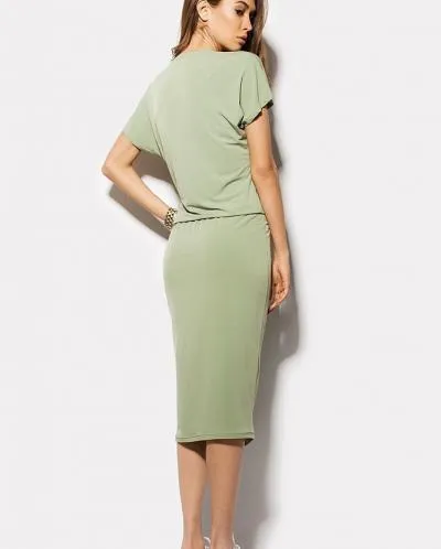 Fistic de culoare rochie - rochii de fotografie de moda pistachio-colorate