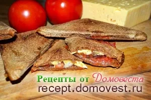 Sandwich cu roșii și brânză - rețete de la domovesta