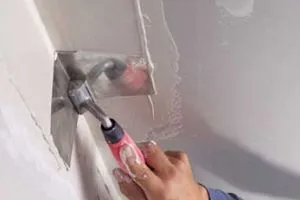 colțuri ipsos de perete de instruire video de interior pentru șpaclu propriile mâini, perforate