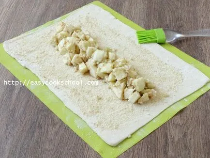 Almás rétes recept kész leveles tészta, egyszerű receptek