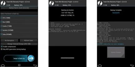 Salvarea de rezervă și restaurarea în Android TWRP - Android 1