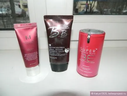 Comparație 3 creme coreeană bb - Cosmetice comparație