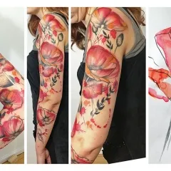 Tattoo mák - azaz tetoválás vázlatok és fényképek