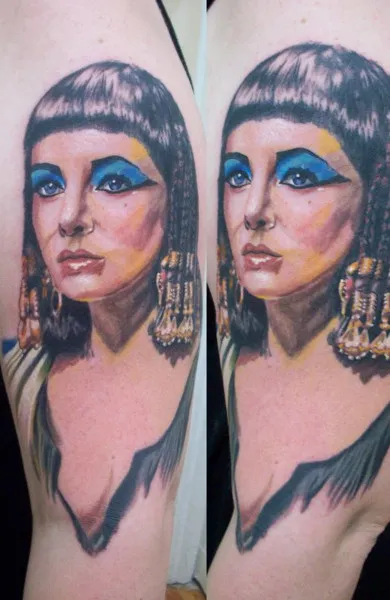 Татуировка на Клеопатра - стойност татуировка дизайни и снимки