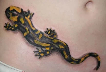 стойност Salamander в момчетата и момичетата - Татуировка