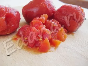 Задушени калмари в доматен сос рецепта със снимки