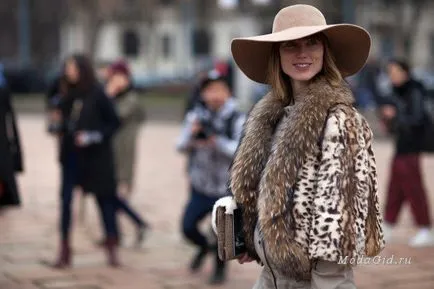 Street fashion állat nyomatok utcai divat őszi-téli 2014-2015
