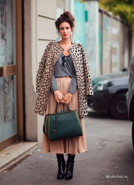 Street fashion állat nyomatok utcai divat őszi-téli 2014-2015