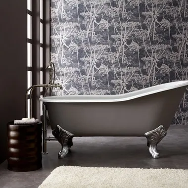Bath egy retro stílusban - klasszikus belső, mintegy vízvezeték